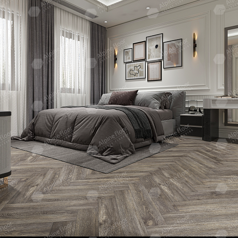 Alpine Floor LVT Parquet ЕСО 16-8 Венге Грей 4V 43кл (фото 5)