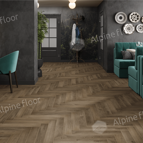 Alpine Floor Herringbone 12 Pro 4V 34 (CH) LF106-11B New­ Дуб Анжу (фото 5)