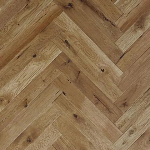 Polarwood Herringbone Дуб ЛАТИНСКИЙ HB "Англ. ёлка", сорт. Кантри, масло, брашир., фаска 4V, 1-полосный (фото 1)