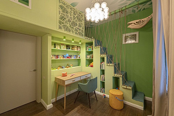 Как обустроить маленькую детскую