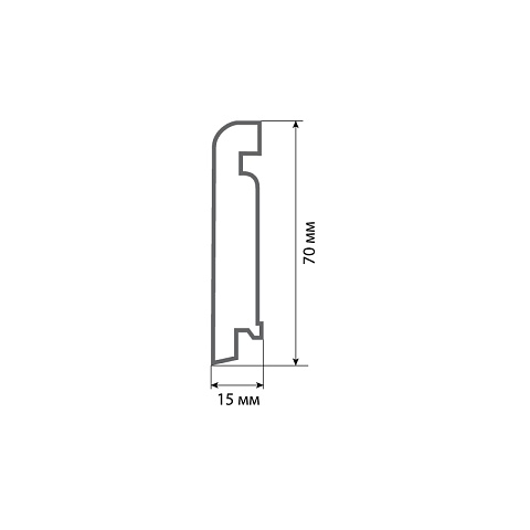 Finitura dekor R13 70х15х2400/ 009 (фото 2)