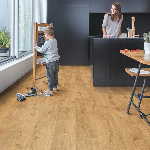 QS Alpha Vinyl BLOOM планка AVMPU 40088 Дуб осенний медовый (фото 11)
